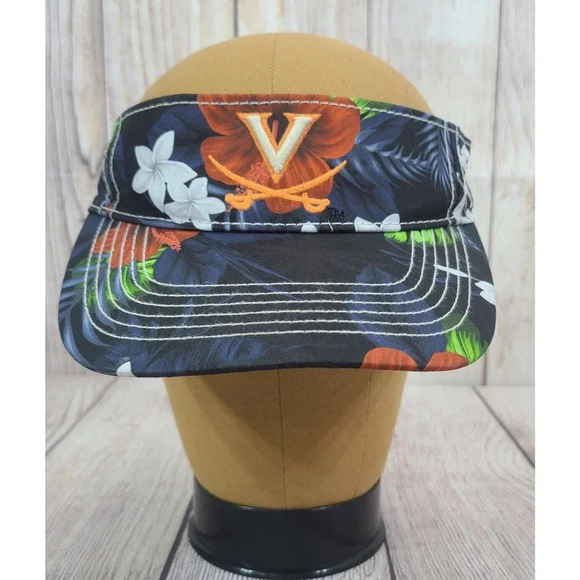 Top Of The World Virginia Cavaliers Tropical Visor One Size Fits All Hawaiian - Picture 1 of 8